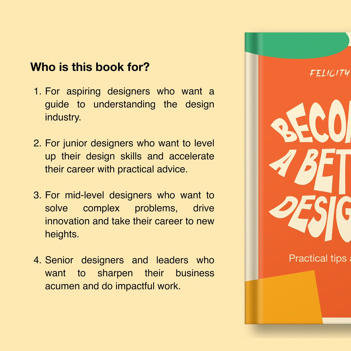 leesha_lois's tweet image. I’m super excited to announce my book “Becoming A Better Designer” 

I have put so much time and work into creating this awesome body of work ☺️ Please help me share 💛

Selar: selar.co/322297

Gumroad: lnkd.in/dvND_Z-a