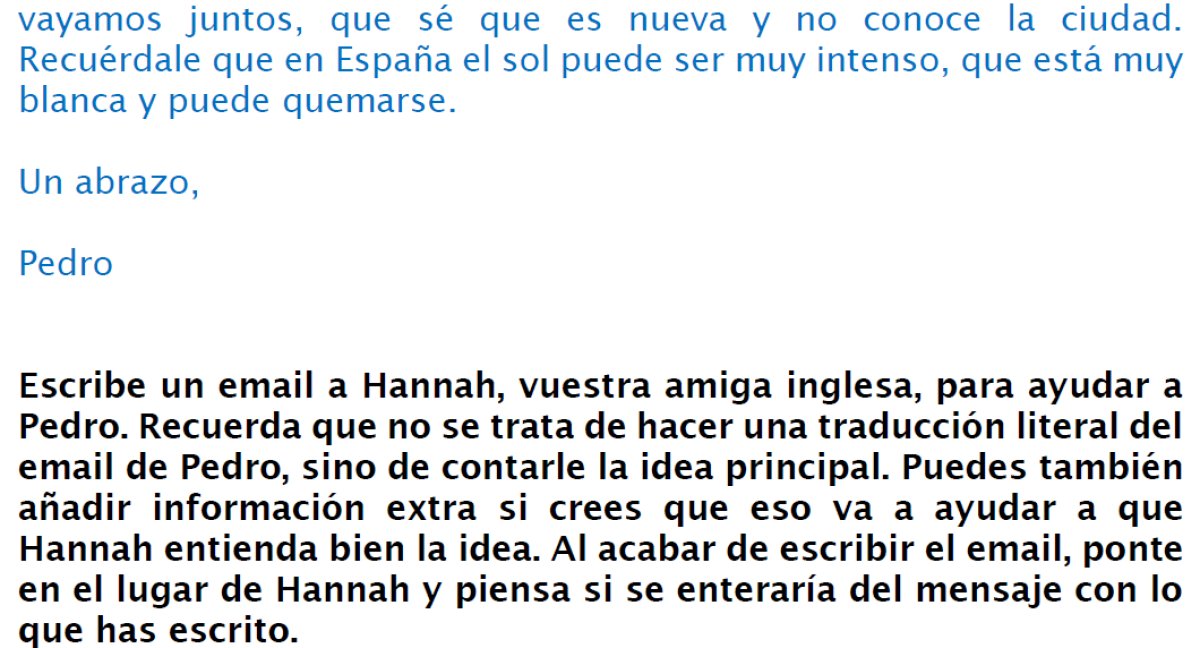 📖En la prueba de competencias específicas de Lengua Extranjera de la edición de 2024 de la Evaluación de Diagnóstico publicadas por el #INEE, la actividad de lengua de la mediación se pone al servicio de la expresión escrita. Más información en 👉bit.ly/4cvuv9y