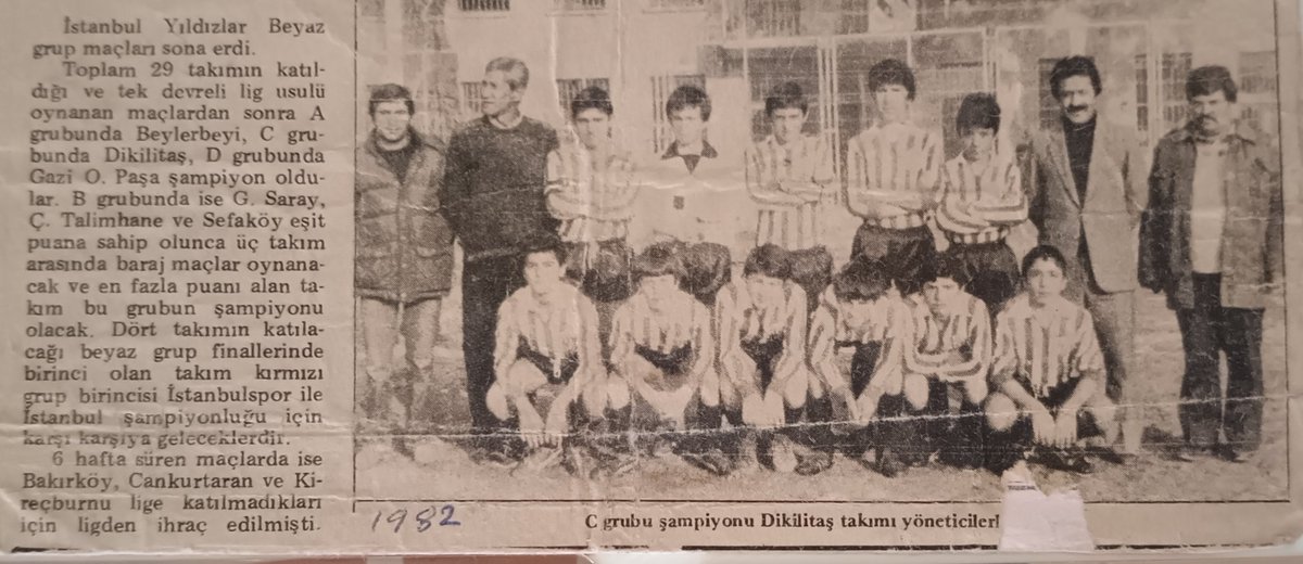 Dikilitaş ( 1982 Beylerbeyi stadı )