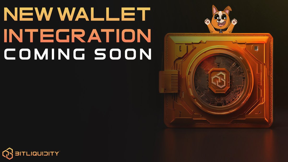 We're excited to share that a new wallet integration is coming soon! 

This means more flexibility and options for your trading experience. 

Stay tuned for updates—you won’t want to miss this! 

 #BITLiquidity #Bitcoin #DeFi