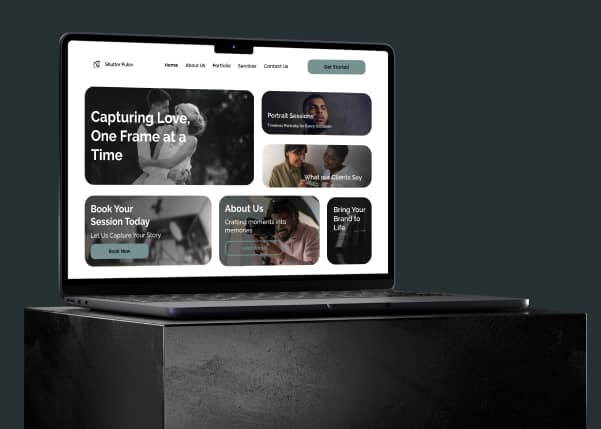 prom27732's tweet image. Good morning 🌞 how is your weekend going. Long time no post but I'm back for good👍
Today's design- Bento grid hero section for a photography studio. How did I do?
#happyweekend #bentogrid #uidesigntrends #uiuxdesign