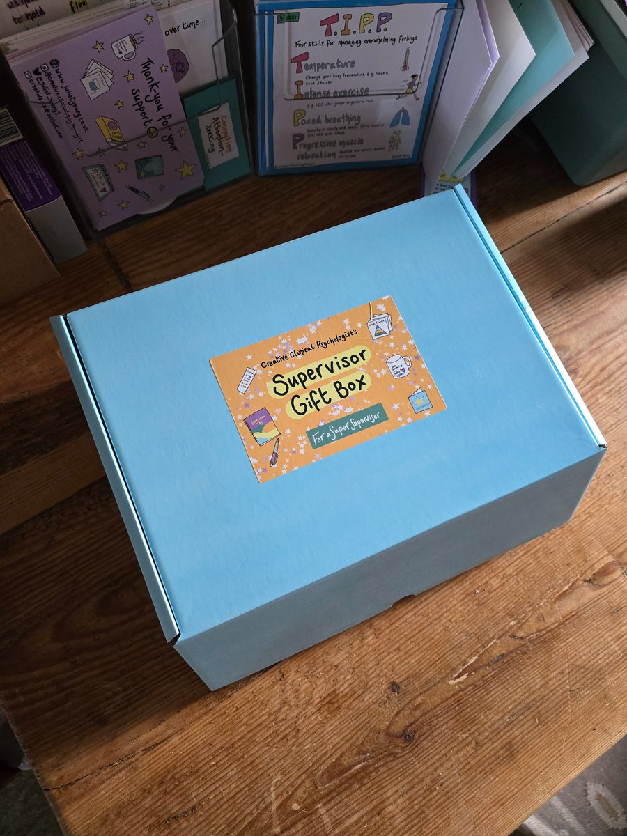 Juliet_Young1's tweet image. I've been busy creating some gift boxes for supervisors and trainee psychologists...