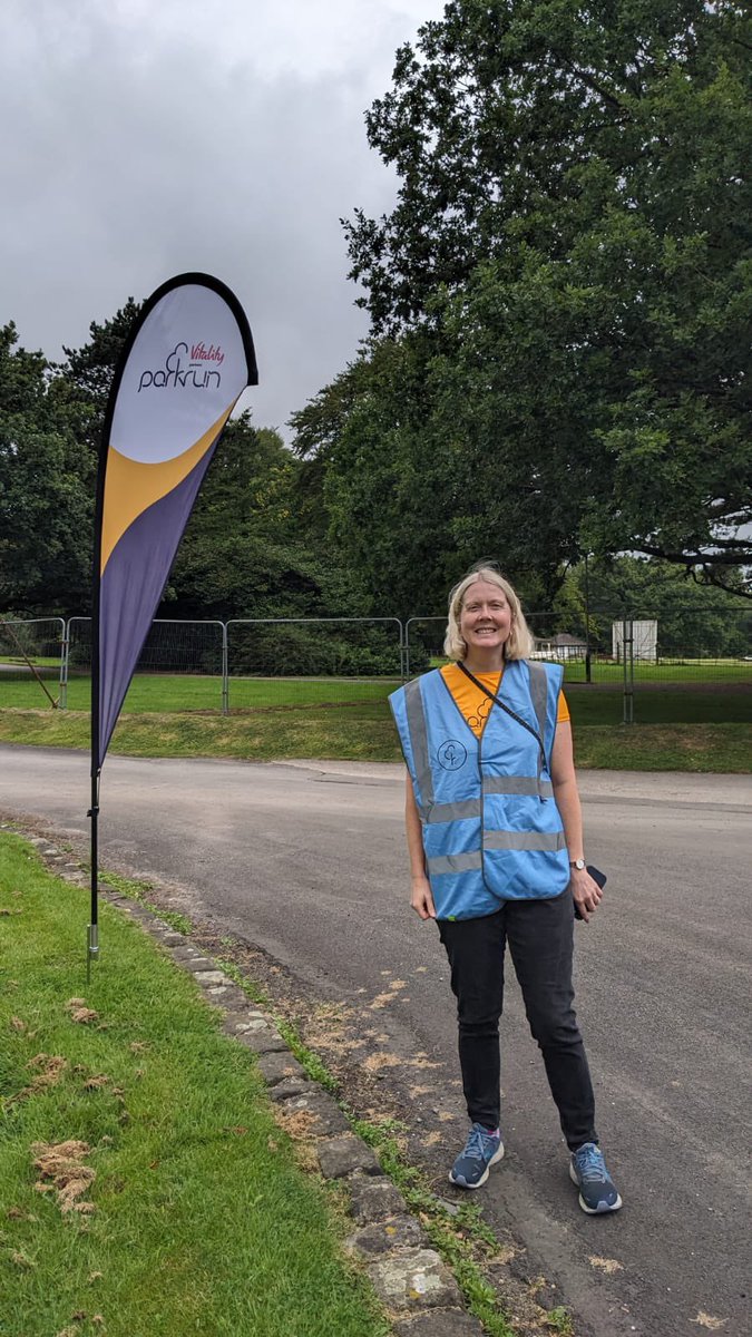 First go at run directing today at parkrun. Proud of myself for doing this, out of my comfort zone but I did it! Great to see event no #5 at Guild parkrun go well (closed parkrun, only open to LSCft service users and staff)