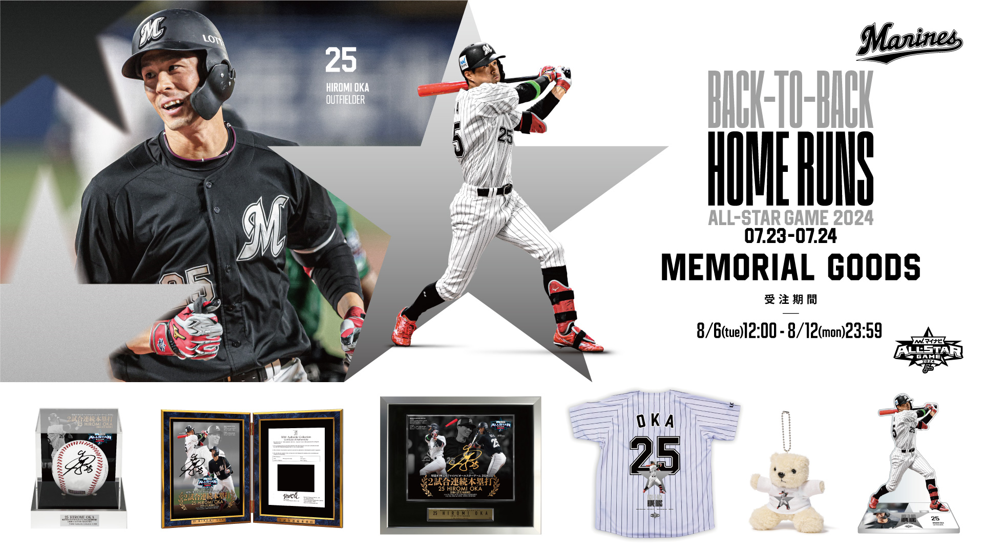 岡大海選手 サイン付き実使用ヘルメット キャッチャー専用