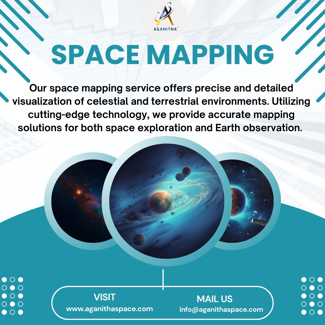 AganithaT3937's tweet image. Charting the future of space exploration! Aganitha Space Technologies provides state-of-the-art space mapping services for tomorrow&apos;s missions.
#FutureOfSpace #SpaceMapping