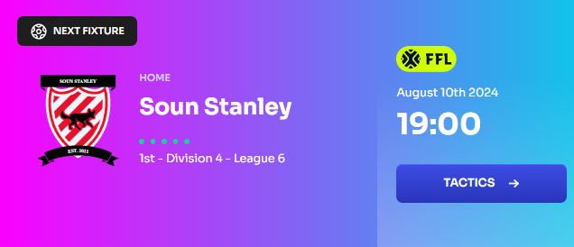 NEXT MATCH - We've got a big one coming up this evening, as we take on top of the league at Woury Stadium! ⚫️🔴 #MaingtonhalFC 🐺