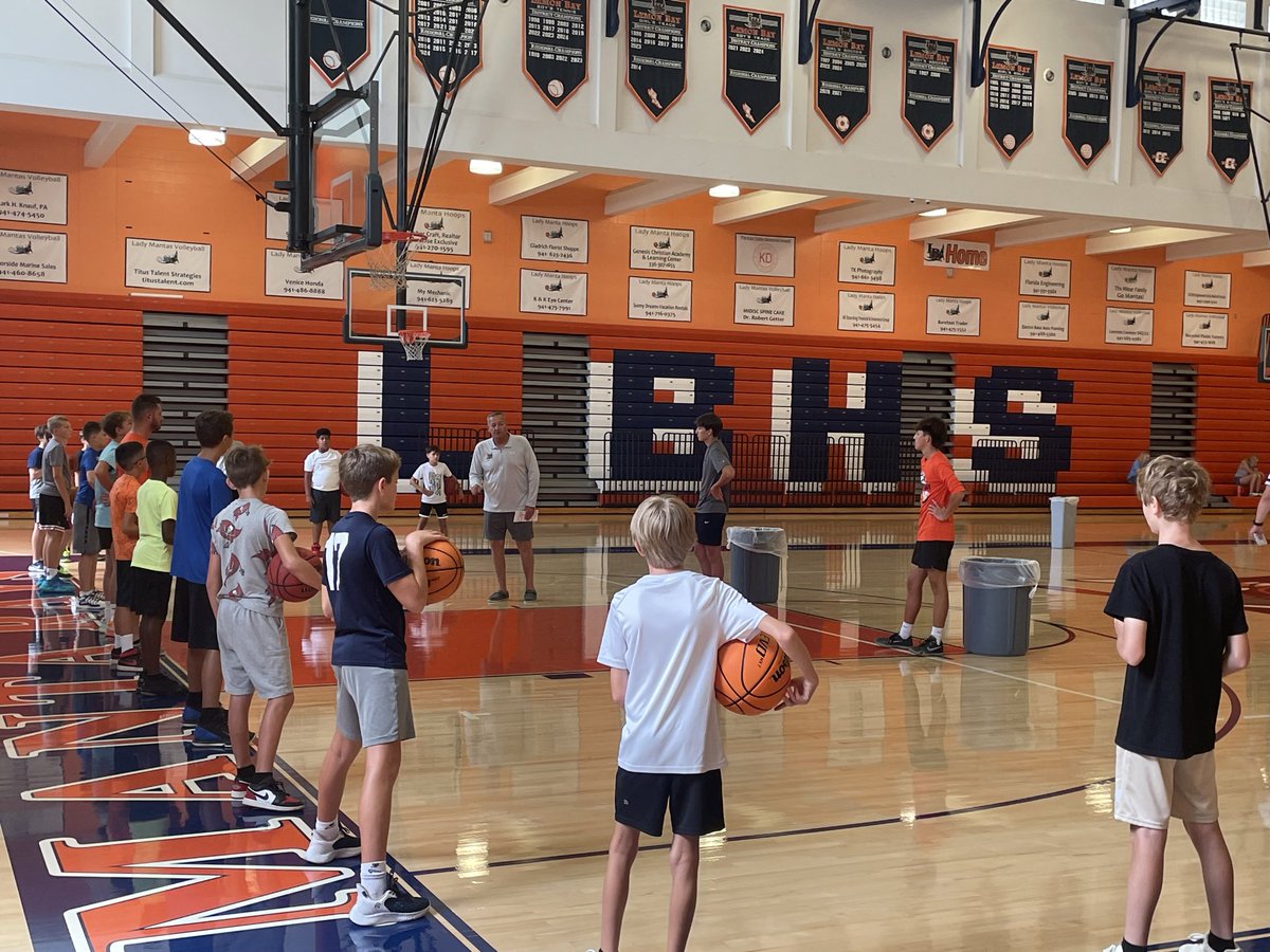 Great having our middle school players in for skills camp. Good luck with your upcoming tryouts!!