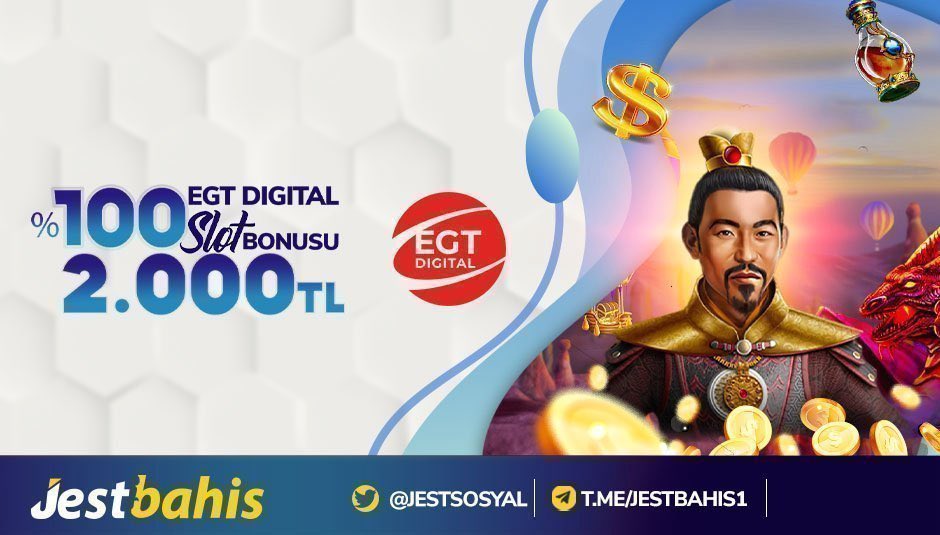 🌐JestBahis Giriş : cutt.ly/Jestbahis
❗JestBahis %100 EGT DIGITAL SLOT BONUSU Tam 2000 TL!
💸 Kıbrıs Slotlarını Ayağınıza Getiren JestBahis Birde 2000 TL EGT DIGITAL SLOT Bonusu İle Kazandırıyor!
ℹ Detaylar Promosyonlar Sayfamızda!