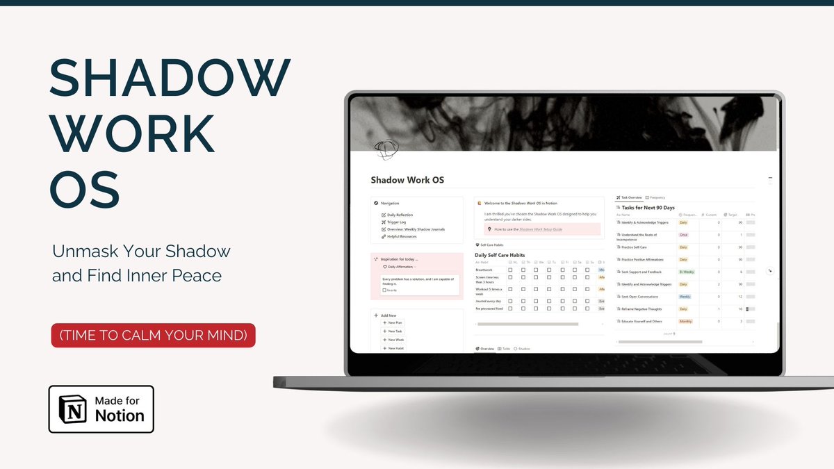 JJayRebel's tweet image. ANNOUNCEMENT

I´m launching SHADOW WORK OS on @ProductHunt tomorrow.

I´m hoping for all the support I can get, but I don´t want to invade your privacy.

If I can DM you the launch link tomorrow drop a reply below to let me know.
