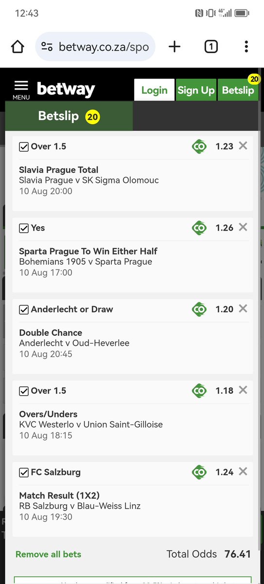 kingpunter10's tweet photo. I just placed a bet with Betway. Tap here to copy my bet or search for this booking code in the Multi Bet betslip U1A83E7FA https://t.co/nOQUcNfYCv https://t.co/vqgYWjPiIT