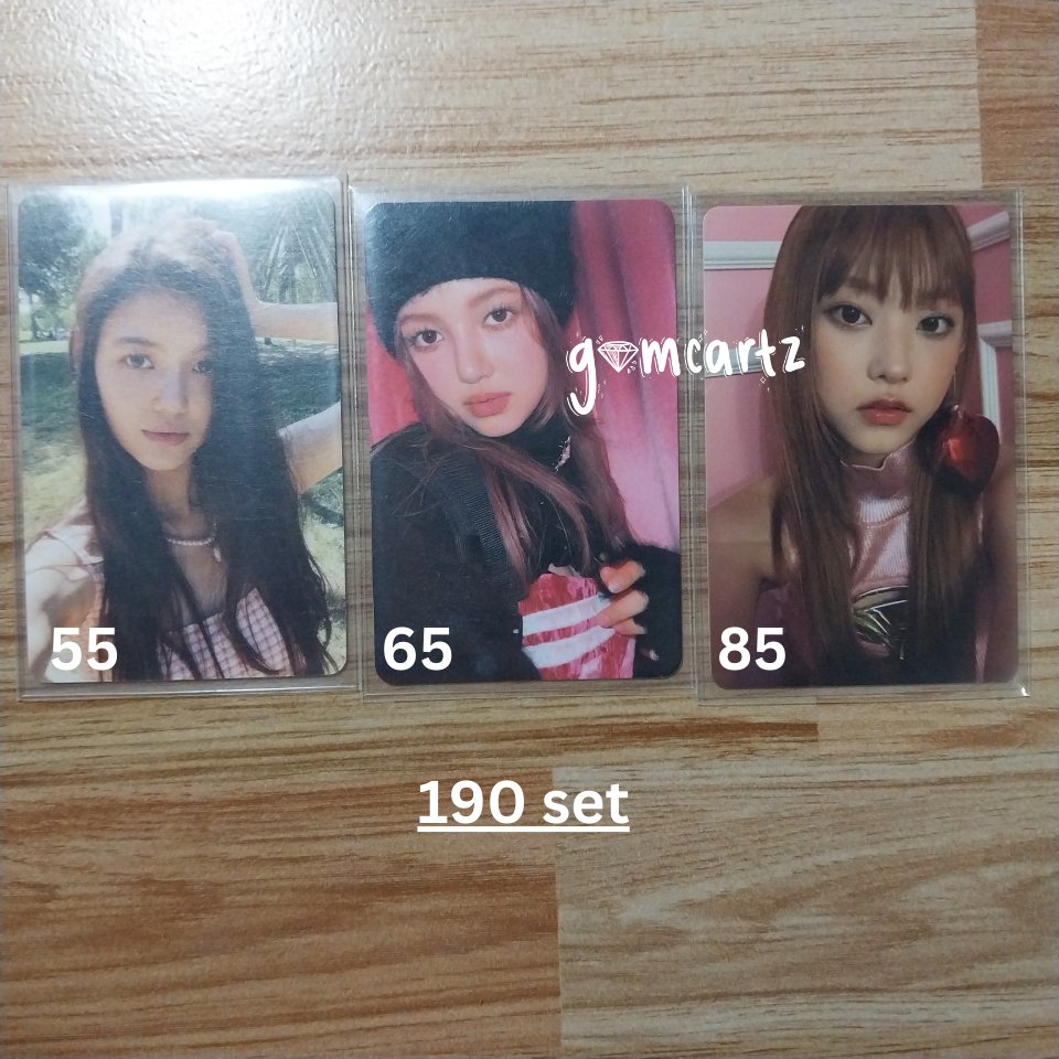 gemcartz's tweet image. ꒰ wts lfb ph ꒱ #gem_sells

✦ newjeans set
     ⤷ see pic for prices, 190 php set

— can tingi
— onhand, good condi
— payo/2 days res
— rfs: decluttering, college

dm/reply to claim  ^-^

t. dani danielle haerin diesel omg bluebook 1st ep sparks pc