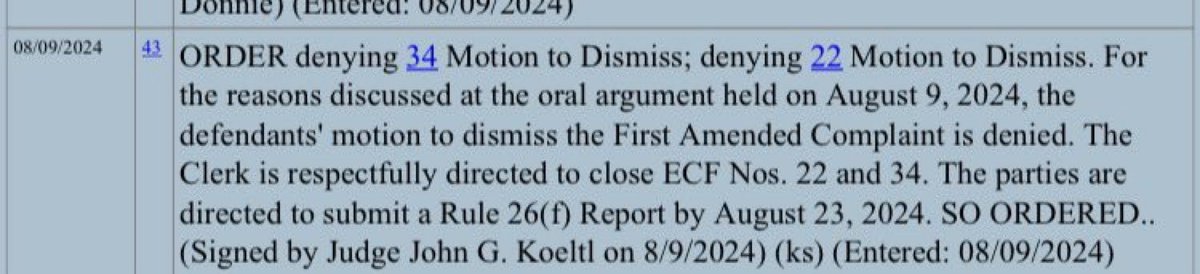 kshaughnessy2's tweet image. Looks like Virtu Financial is headed to the discovery phase of its battle with the SEC 

Virtu Financial's motion to dismiss the SEC's case against the market maker is denied. 

The SEC accused  the market maker of giving employees access to customer information and trading off