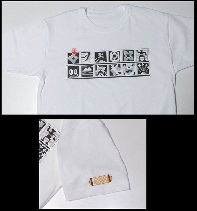 10年近く前、自分で勝手にアイロンプリントして作った ファミコンのハットリくんTシャツ。 