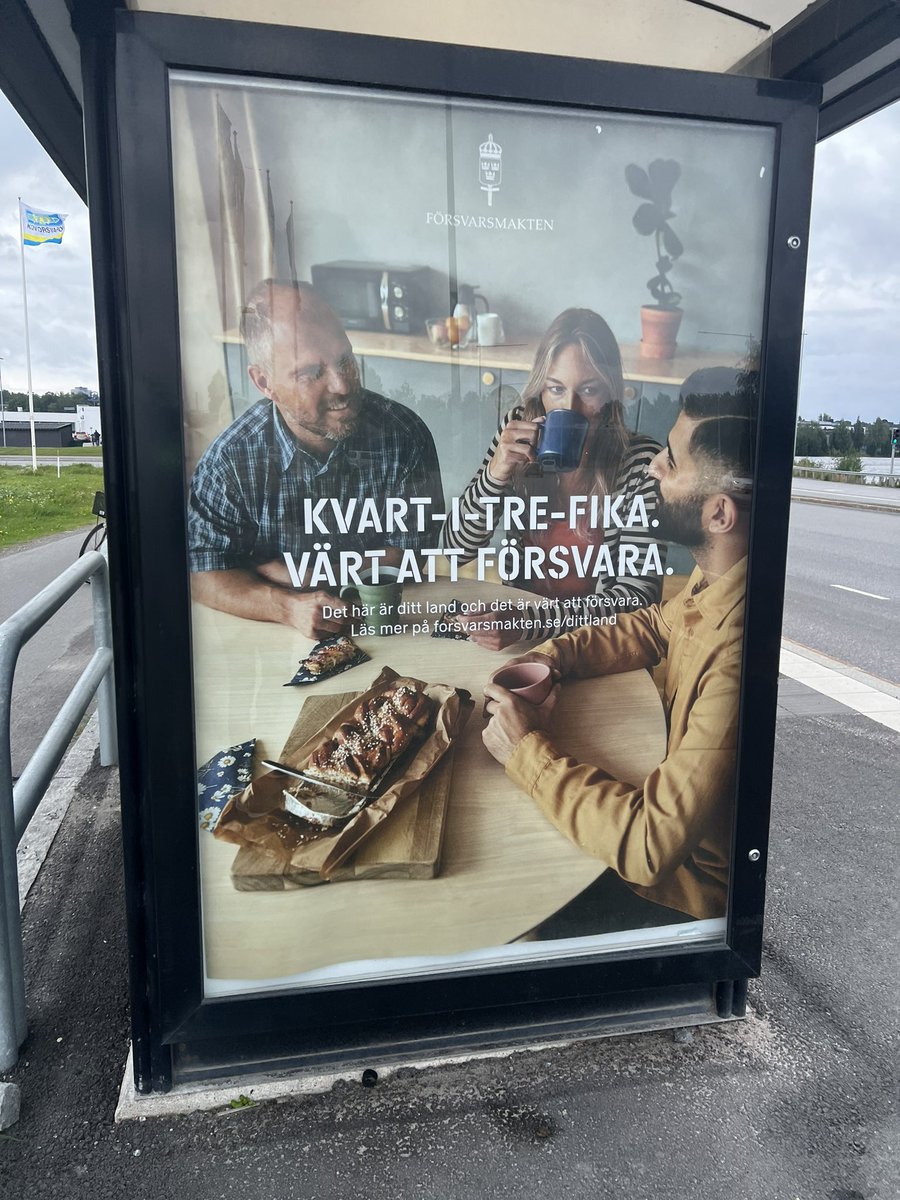nordengrip's tweet image. Jag förstår att det tar tid för Försvarsmakten att växa med de fikarutinerna.