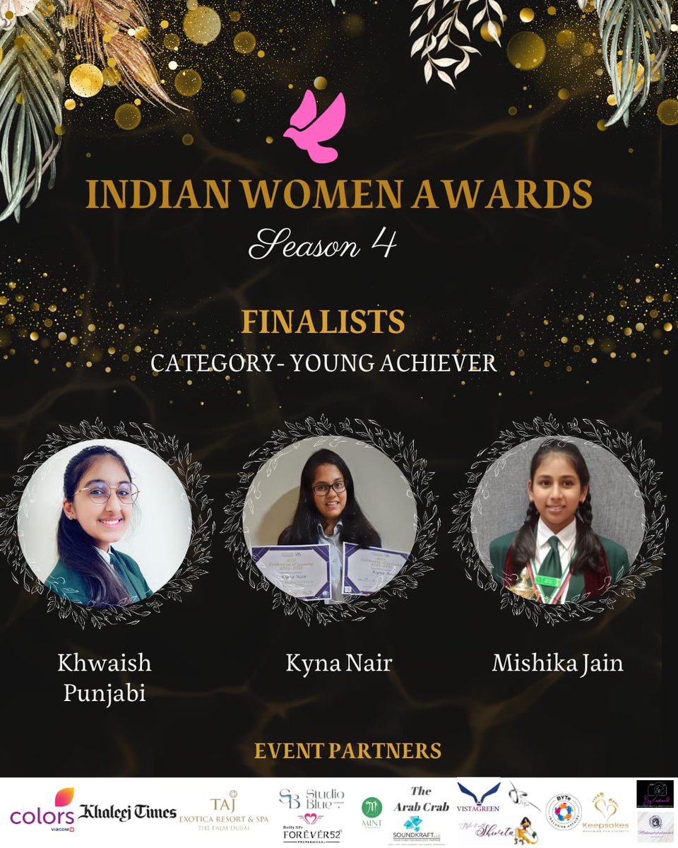 The AIA community is thrilled to announce that Kyna has been selected as a finalist for the IWD Young Achiever Award. She made us all proud with this achievement. Well done! 👏🏻

#AIADubai #AIACommunity #ibschool #ibeducation #dubaischools #dubaieducation
