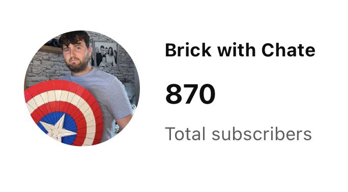 130 short of the 1k on YouTube so greatful of everyone so far that has hit the subscribe button would love to hit the 1k before September…….