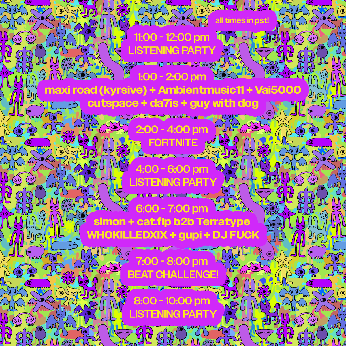 GOOP WEEK 9 LISTENING PARTY DAY ONE!

THANK YOU EVERYONE WHO SUBMITTED! WE CANT WAIT TO LISTEN <3 <3