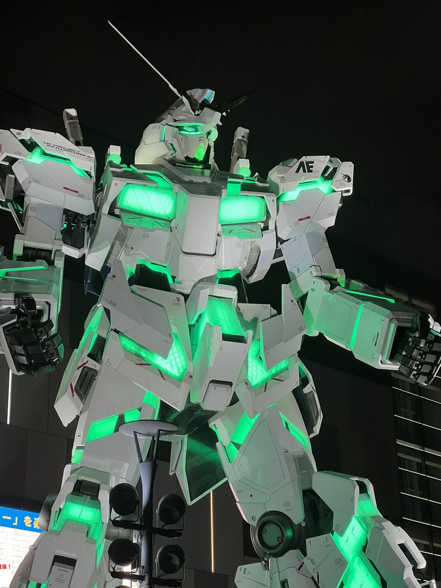 Lg25Q's tweet photo. 夜のダイバーシティに来ました。 https://t.co/fd58Gwj3VK
