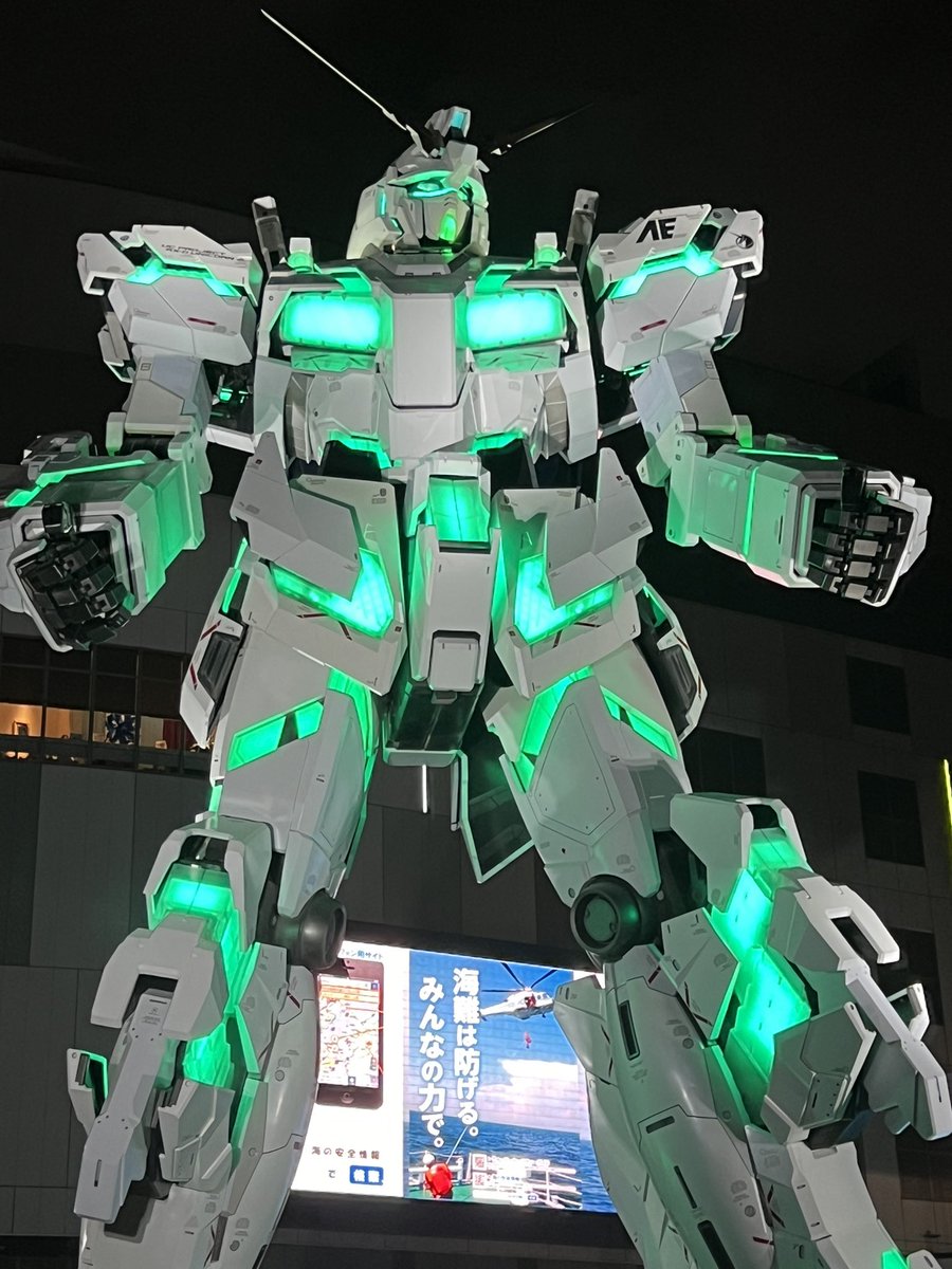 Lg25Q's tweet photo. 夜のダイバーシティに来ました。 https://t.co/fd58Gwj3VK