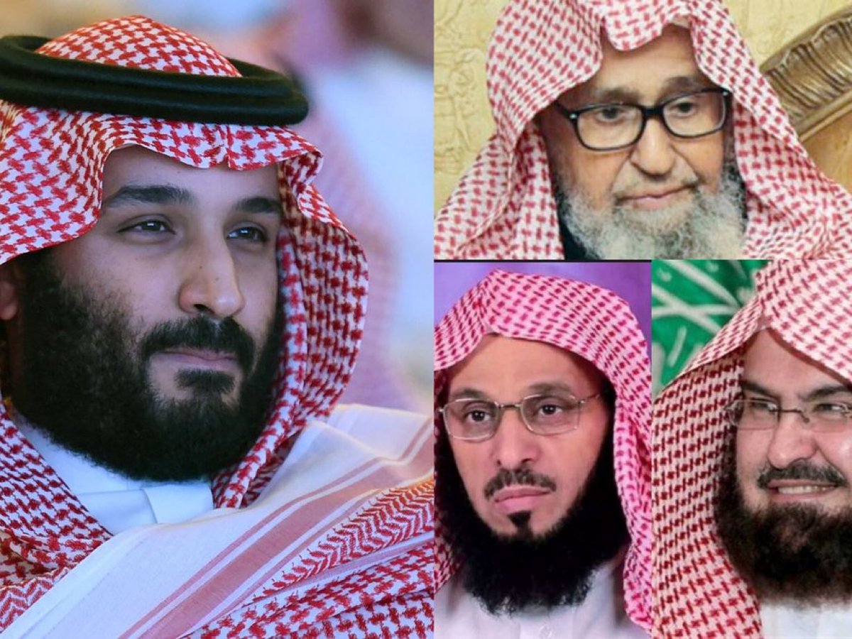 Satan Arabia is controlled by this breed of cattle. A cryptø Jewish leader and a bunch of supportive ugly-faced satanic clerks who have their pubic hair growing on their faces.