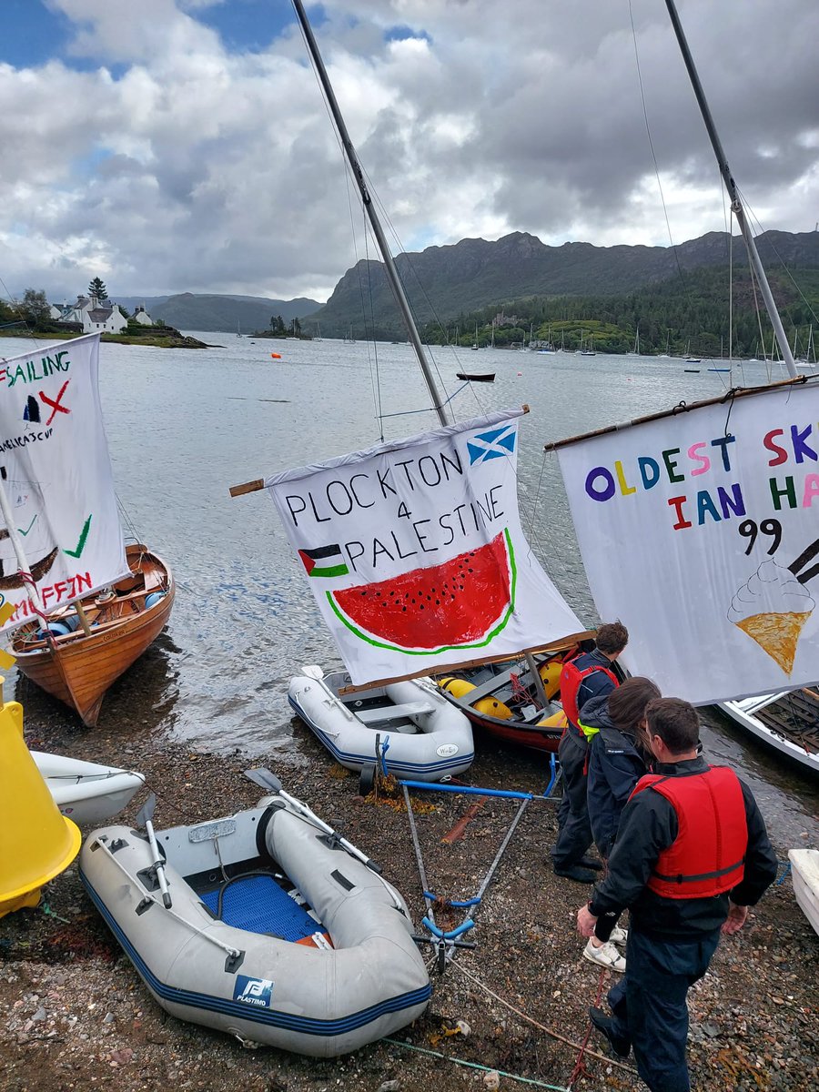 Plockton's annual Ragamuffin race for children.