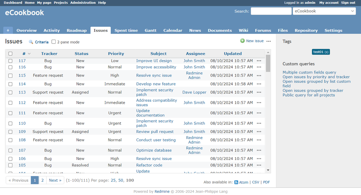 __skys__'s tweet photo. ChatGPT が Redmine のダミーデータの生成に使える... https://t.co/TcaFUJaGLb https://t.co/y22NFdpQu8