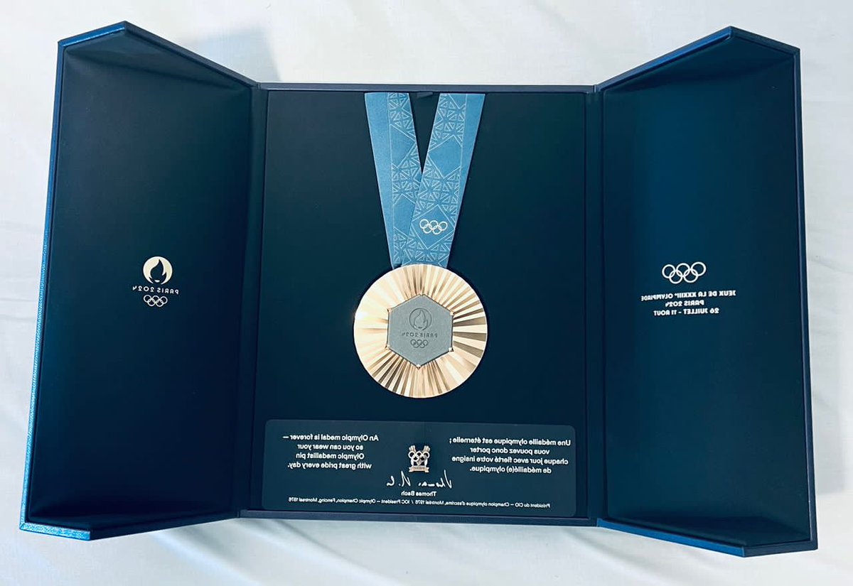 MuzalaSamukonga's tweet photo. This is not just an ordinary medal to me,This bronze medal isn't just a symbol of my achievement, but a testament to the sacrifices, the early morning training sessions and the unwavering https://t.co/0ycUh5x24R is a medal that carries all the hard work and a medal for mother Zambia,a medal for the African continent. 
Winning bronze at the  ongoing Paris Olympics is more than just a medal, it's a testament to the power of resilience, hard work, focus and determination 

This bronze medal represents:

- The late nights and early mornings
- The sweat, tears, and sacrifices
- The lessons learned and growth achieved

I'm humbled, grateful and proud to have received this medal, knowing that this moment will forever shape me. 
I will forever be grateful to the almighty God. 

#Gratitude #OlympicBronze #Paris2024 #ZambiaKuChalo #goldenmoments #Paris2024 #MULUNGU_PASOGOLO