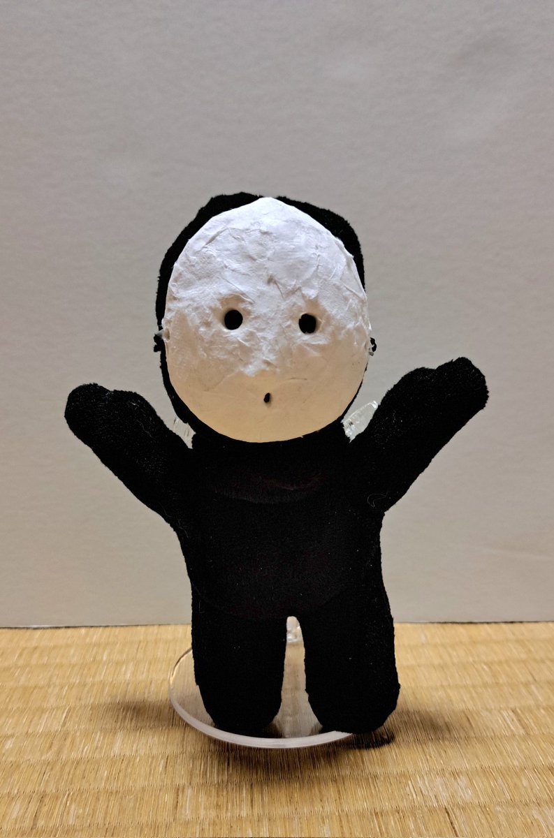 雨穴さんぬい完成です。 はい、完全に思い付きで作りました。 モデル