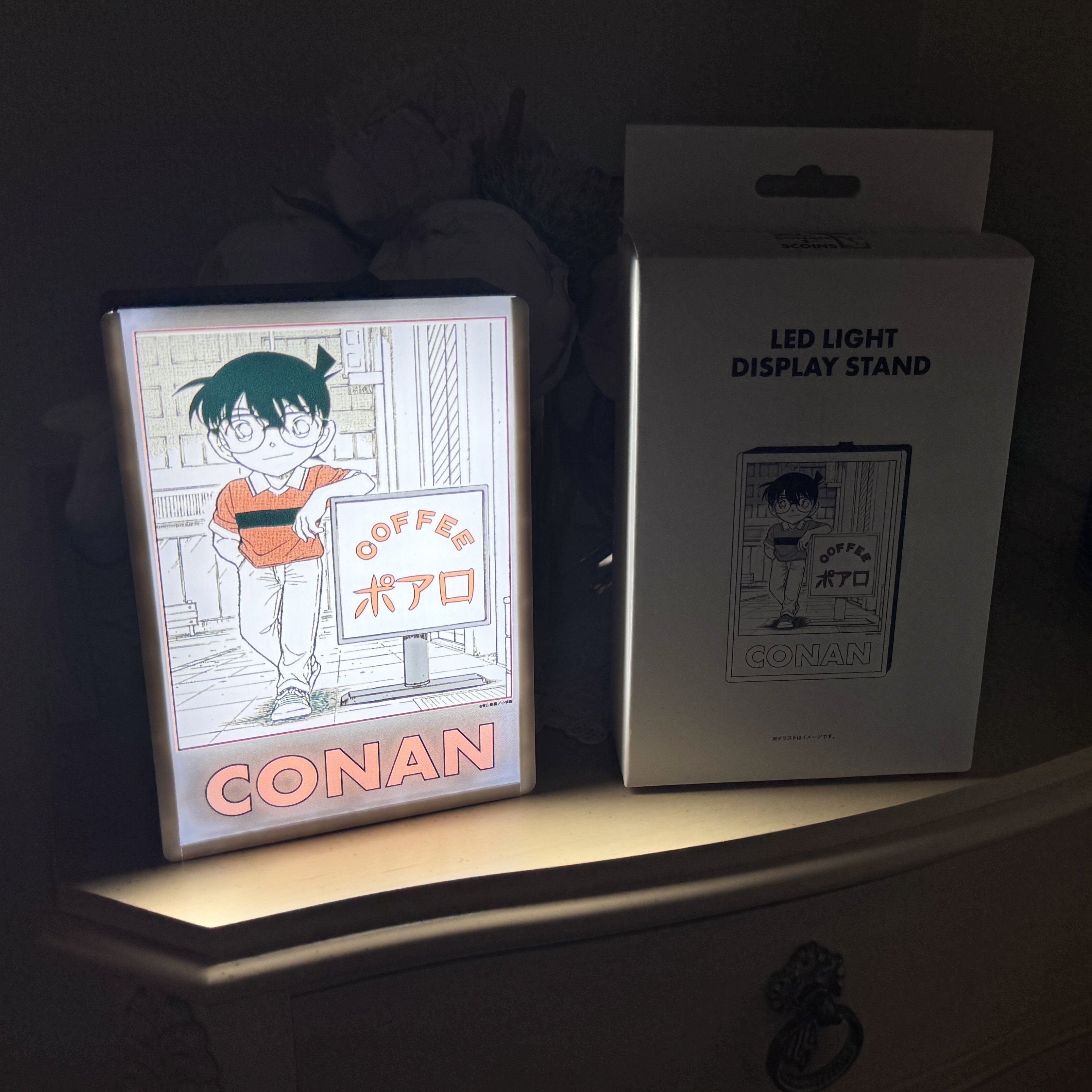 Amazon.co.jp: 3coins スリコ コナン 怪盗キッド LEDライト