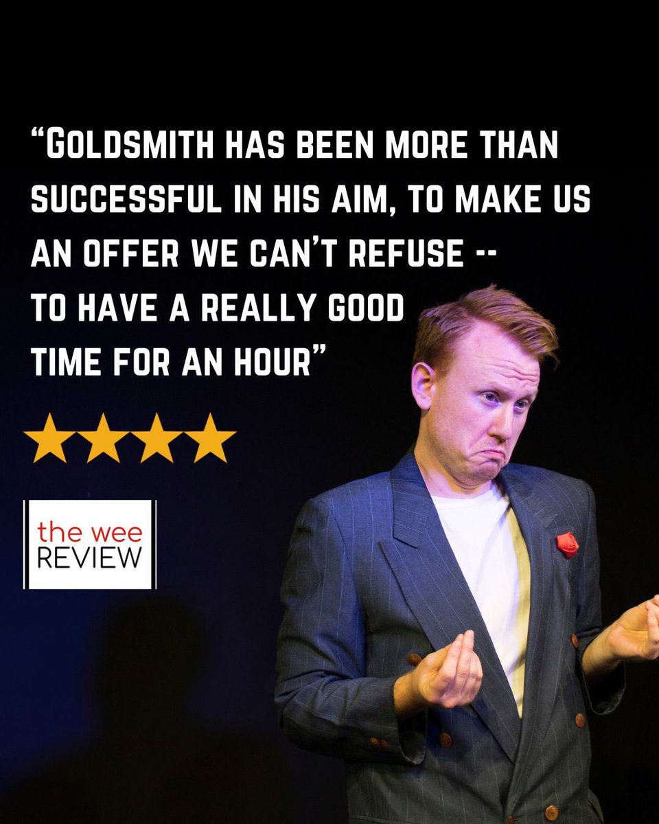 BenGoldsmithLol's tweet photo. ⭐️⭐️⭐️⭐️ thank you to @theweereview for taking a trip to CrimeLandTown!! Clips below, and full review on their site! We’ve got 15 more shows at EdFringe, so come on down to The Mash House at 17:55 for some criminal stupidity https://t.co/Fju1SXUXLV https://t.co/1bGm2GmkOt