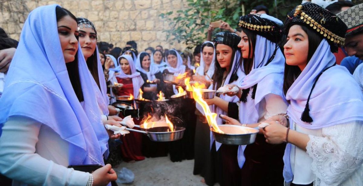 Abna_Alshams's tweet photo. It is unfortunate to see a call to incite the killing of our people in their homeland and that the Yazidis are the original people of Mesopotamia, and it is truly sad what we are exposed to today in terms of the theft of our lands and our displacement from them.
#StandWithYazidi https://t.co/ugQhe0o71J