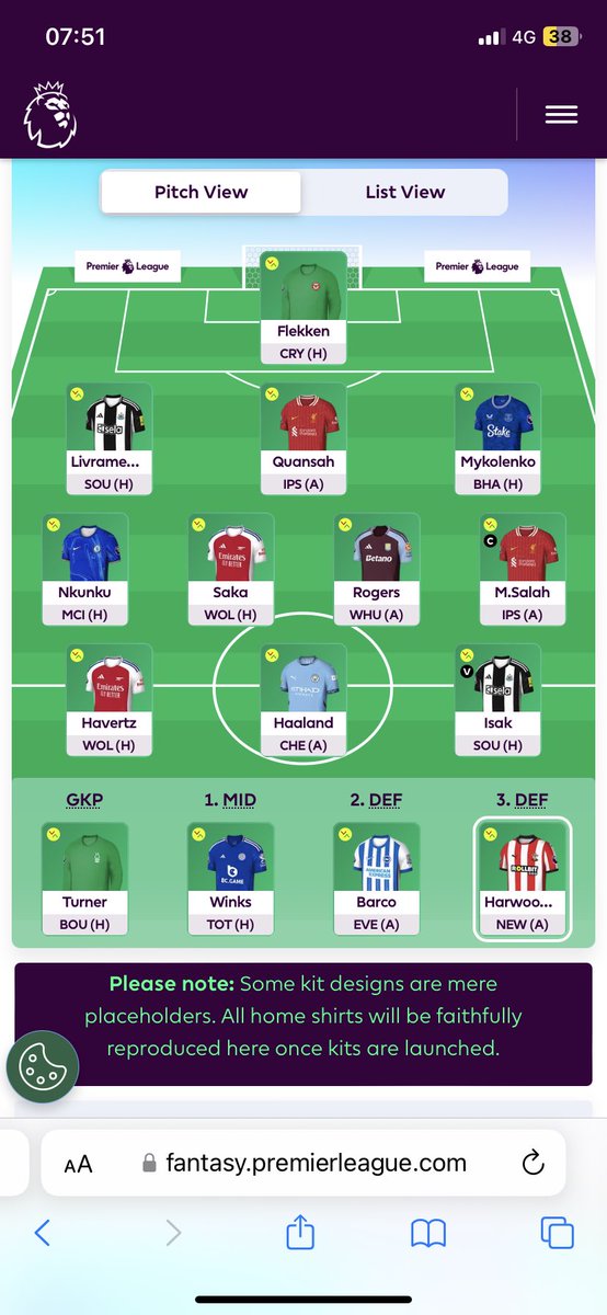 seanmcging's tweet photo. @FPLSteve https://t.co/QGQbnNmoQr