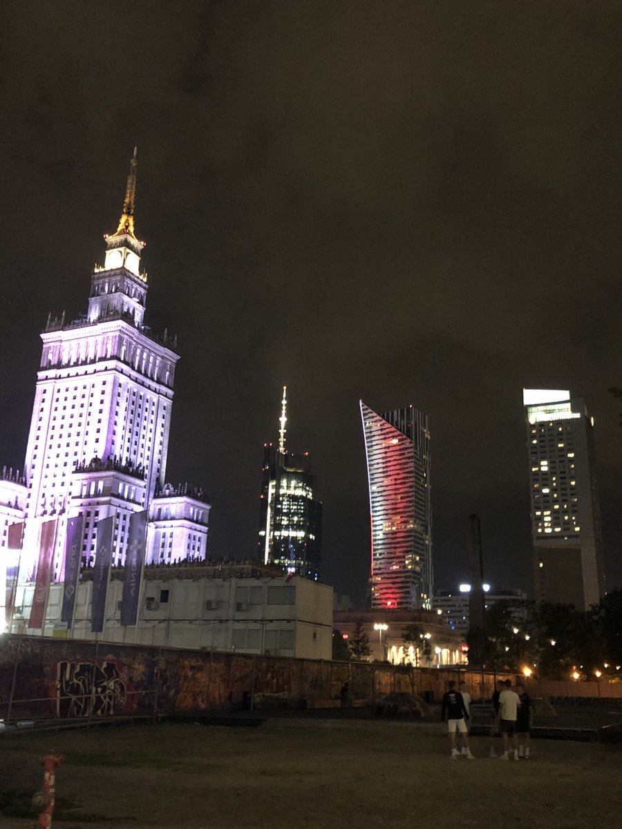 Warsaw by night. Amazing city