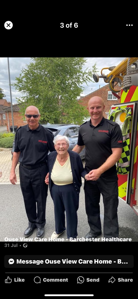 NYFRS Selby District (@nyfrsselbycso) on Twitter photo 🎉🍰 My self and <a href="/York_NYFRS/">York Fire Station</a> White watch made a visit to Ouse View Residents to help them Celebrate International Cheesecake Day and International Friendship Day in Style! 🍰🎉
Thanks so much for your hospitality <a href="/Barchester_care/">Barchester Healthcare</a> 🎉🍰 My self and <a href="/York_NYFRS/">York Fire Station</a> White watch made a visit to Ouse View Residents to help them Celebrate International Cheesecake Day and International Friendship Day in Style! 🍰🎉
Thanks so much for your hospitality <a href="/Barchester_care/">Barchester Healthcare</a>