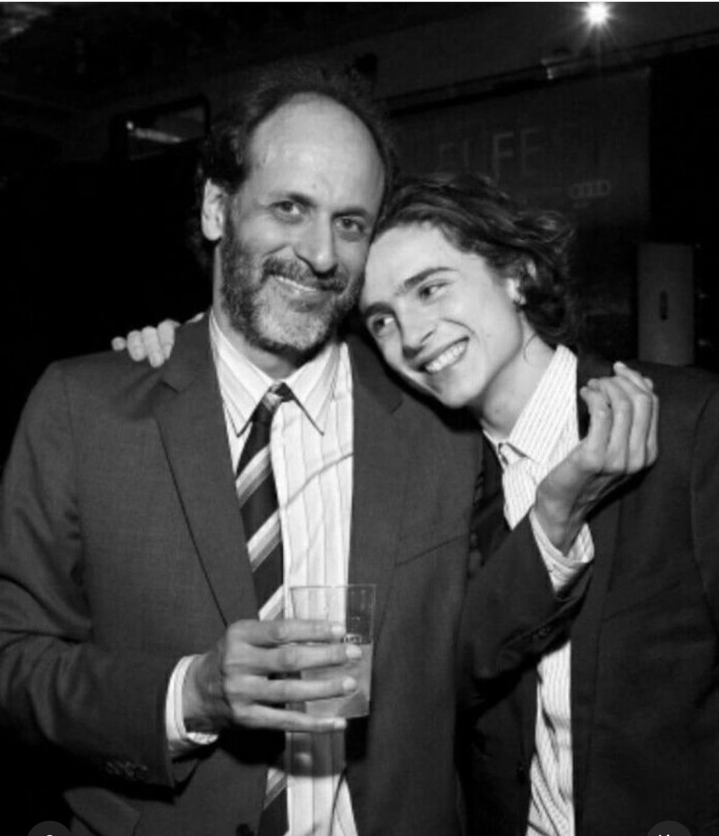 KSEAC's tweet photo. Happy Birthday Luca!  You’re exactly one ☝️ day older than me!  Leo’s need to stick together.  Thank you for the beautiful films you’ve given us.  #lucaguadagnino @RealChalamet #TimotheeChalamet #happybirthday https://t.co/FheaSKQdJE