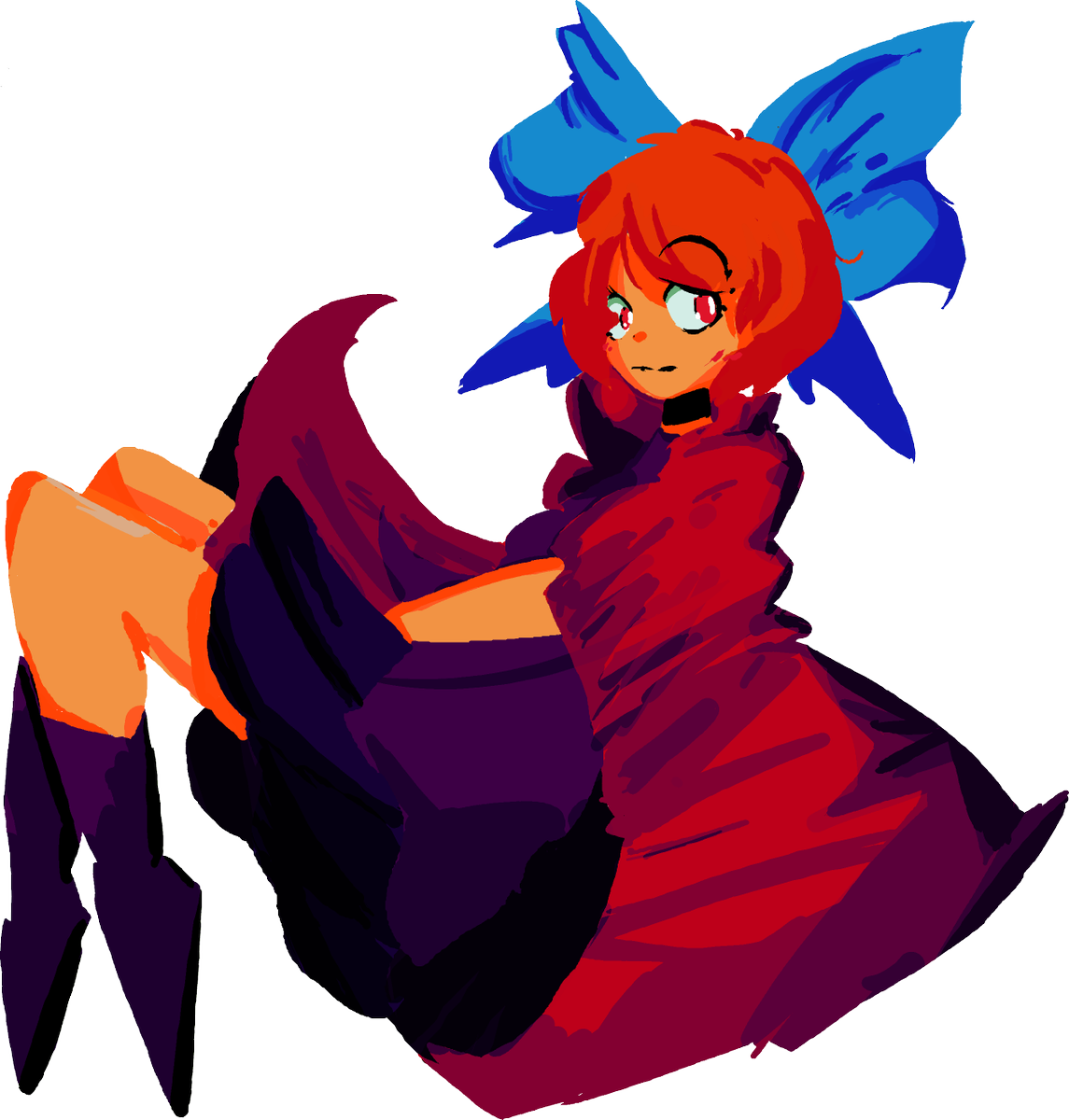 MeAndMyNerdyBat's tweet photo. Sekibanki drawing I did for a collab, reposting it for toho-vote support work submission
#sekibanki #touhou https://t.co/UmrAFJRgtn