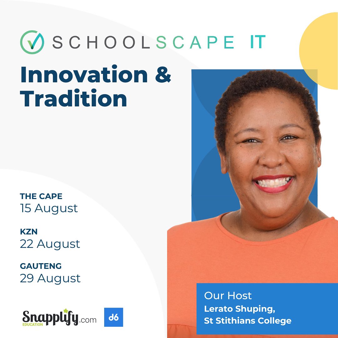 coding_feminist's tweet image. Attending @SchoolscapeLive IT in August? Come say ”Hi” to your favourite HOST!!! #Letstalktech 🤖🎉 schoolscape.co.za/event/it/?utm_…