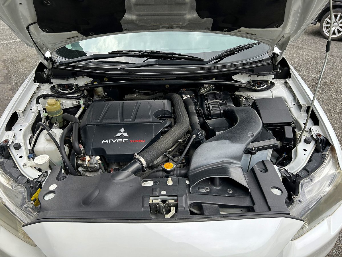 COLTSPEED's tweet photo. #ギャランフォルティスラリアート 中古車販売中。外装も綺麗に仕上げました。皆さんが気にしているSSTは、フルオーバーホール実施。センサーはもちろん強化対策済です。基本的にドノーマルの貴重な個体。平成20年式、走行距離7.7万km、車検無し、税込185万円です。お問い合わせ下さい。#CY4A https://t.co/Fi7z3EkHI1