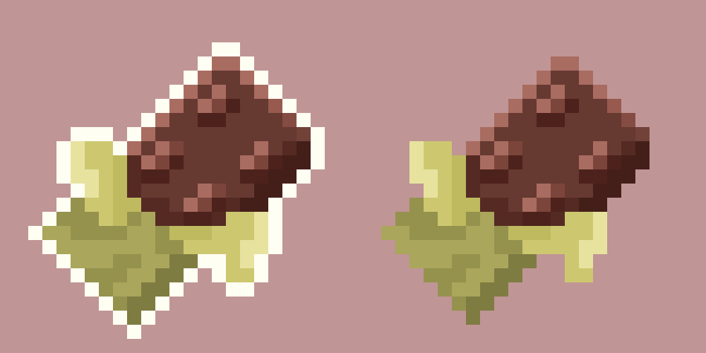 red64552's tweet photo. Which one is better? 👀🍫
 #PixelArt #Art #GamingArt #Retro #8BitArt #IndieDev #GameDesign #DigitalArt #NFT https://t.co/jOyMt2Rbdl