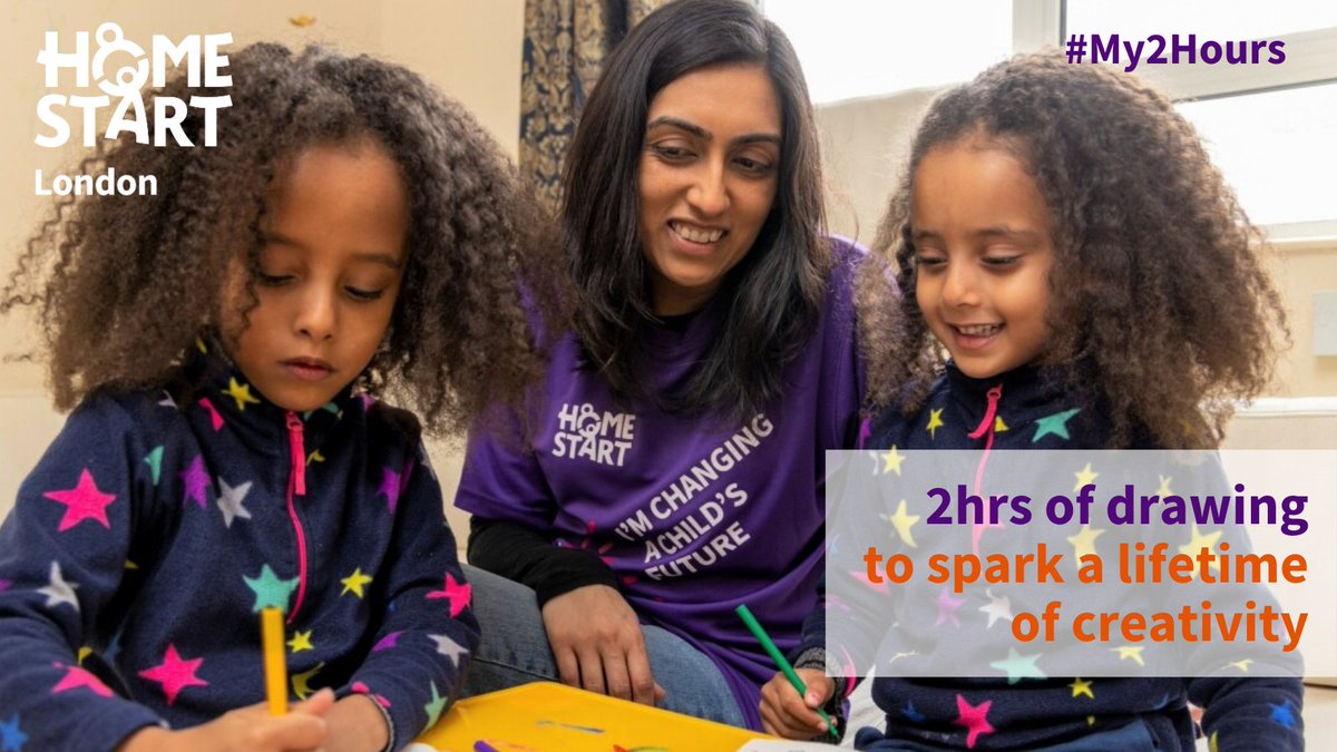 Volunteers are at the heart of Home-Start. Just 2 hours of your time can make a difference that lasts a lifetime. Find out more about volunteering with your local Home-Start here 👉home-startlondon.org/my-2-hours/
#My2Hours