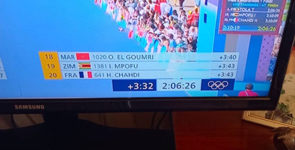 advocatemahere's tweet photo. 🟣Huge congratulations to Isaac Mpofu on his sterling performance in the Men’s Marathon. Mpofu came an impressive 19th out of 80 runners. 9 did not manage to complete the race. We are super proud of you, champ! Thank you for raising the Zimbabwean flag high! #TeamZimbabwe🇿🇼🇿🇼🇿🇼 https://t.co/cEaGJyLUj3