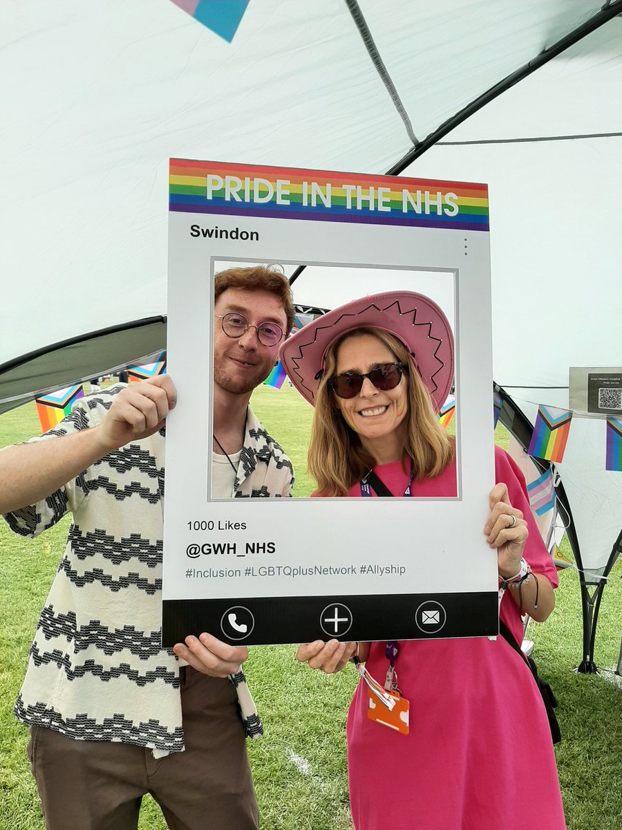 sharonwoma's tweet photo. Come visit @GWH_NHS at #SwindonPride - we've had some great folks from the local area stop by. #staffnetwork #inclusion #greatplacetowork #caringforourcommunities https://t.co/UYsZxDQVIp