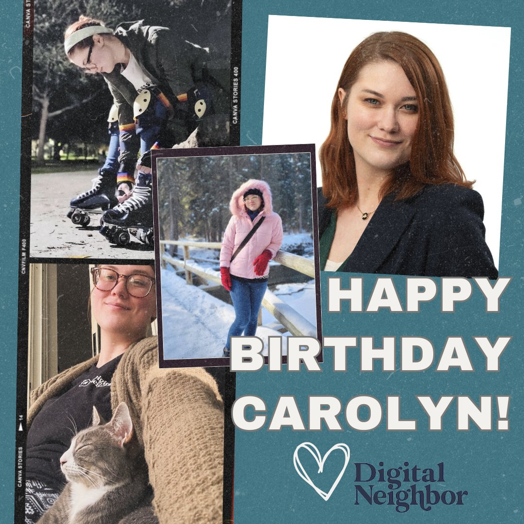 Happy Birthday, Carolyn! 🎉🎂 We hope you are living it up big time this weekend and soaking in all the birthday fun! Here's to another amazing year full of ALL the good things coming your way! 💙 - Digital Neighbor