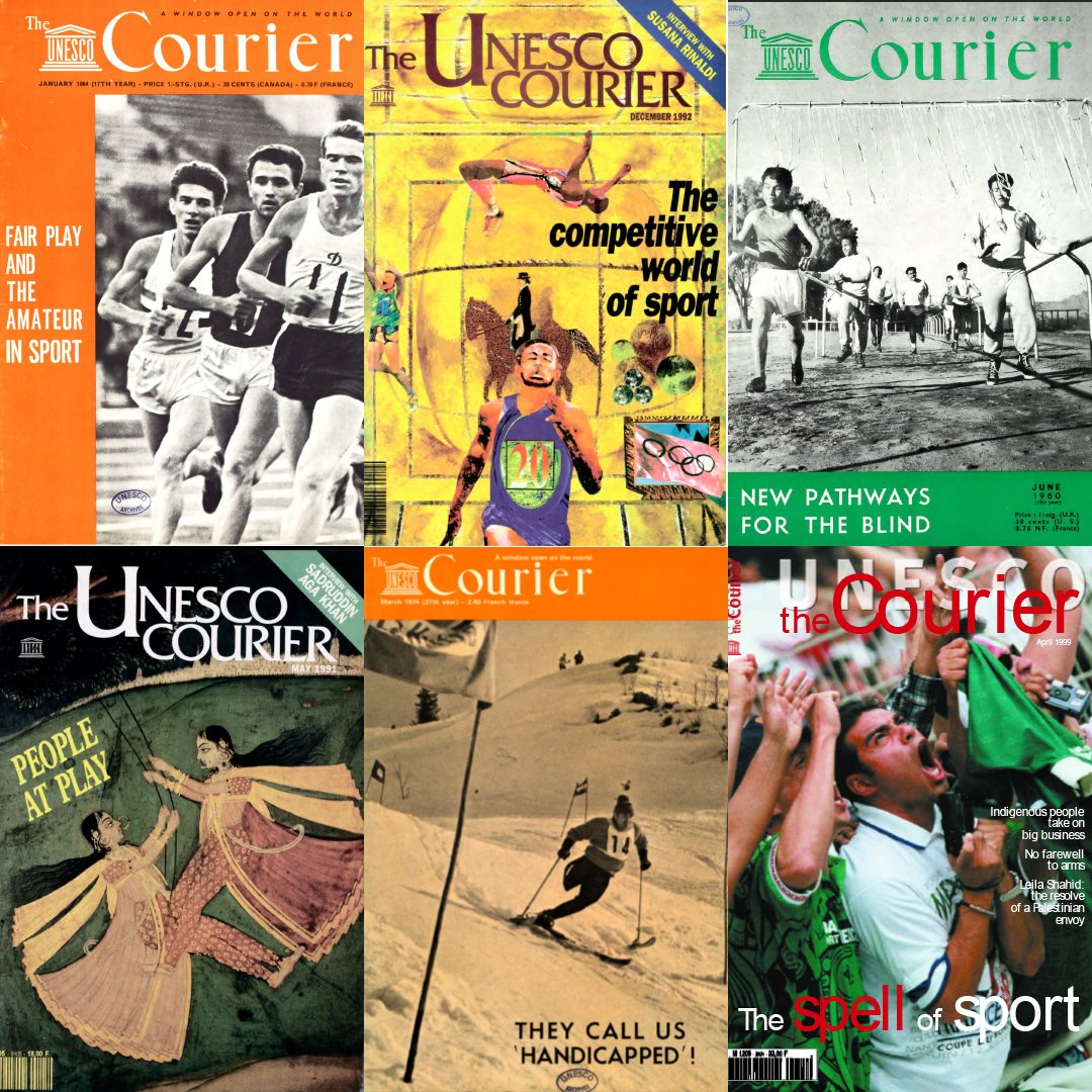 UNESCO 🏛️ #Education #Sciences #Culture 🇺🇳 (@unesco) on Twitter photo For more than 70 years, the <a href="/UNESCOCourier/">📰 UNESCOCourier #News #Magazine #Interviews 🇺🇳</a> has been exploring how sport can transform lives by breaking down barriers and uniting people.
Explore our selection, from the 1960s to date: courier.unesco.org/en/articles/al… For more than 70 years, the <a href="/UNESCOCourier/">📰 UNESCOCourier #News #Magazine #Interviews 🇺🇳</a> has been exploring how sport can transform lives by breaking down barriers and uniting people.
Explore our selection, from the 1960s to date: courier.unesco.org/en/articles/al…