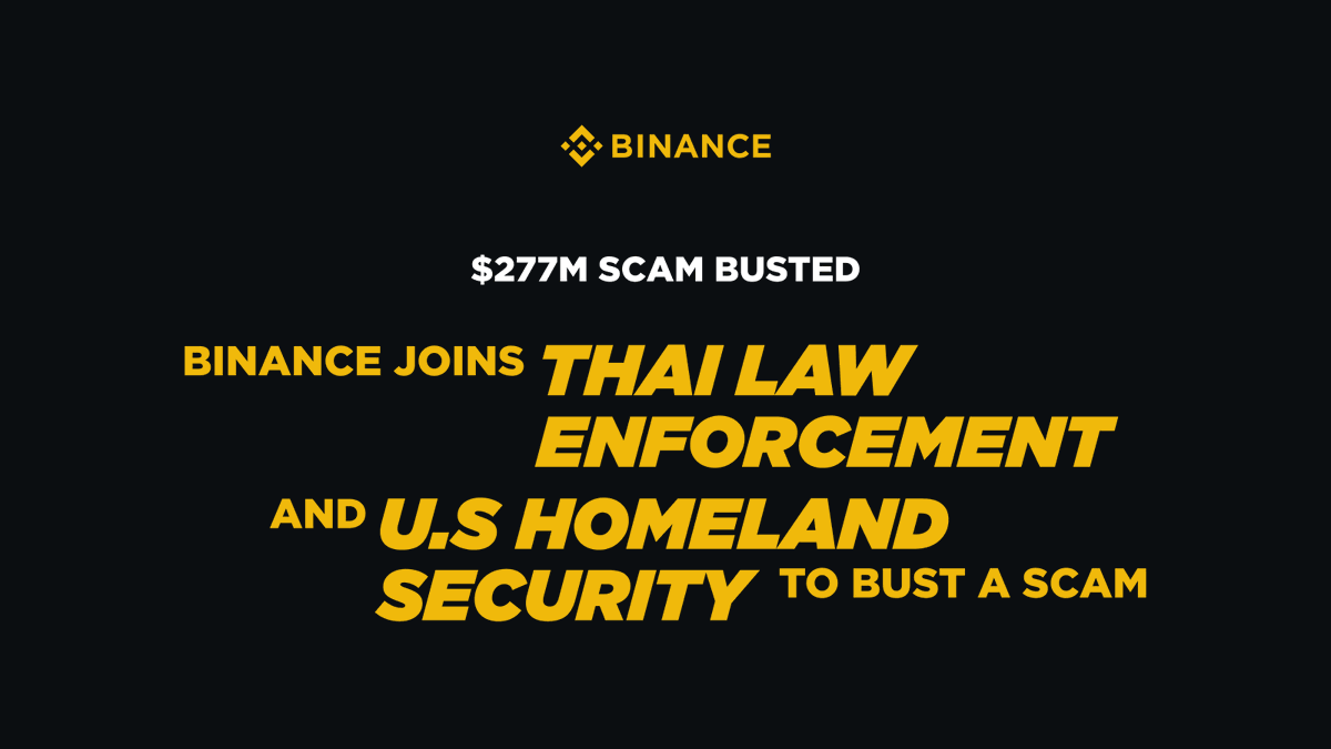 Binance tweet media