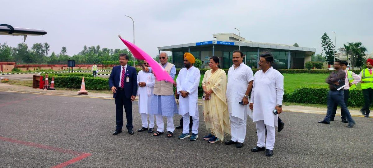 SP Goyal (@spgoyal) on Twitter photo Flights from Moradabad Airport have finally taken off! Connecting the city to new heights, boosting tourism and economic growth ….. This is the 15 functional Airport of Uttar Pradesh ….. Flights from Moradabad Airport have finally taken off! Connecting the city to new heights, boosting tourism and economic growth ….. This is the 15 functional Airport of Uttar Pradesh …..