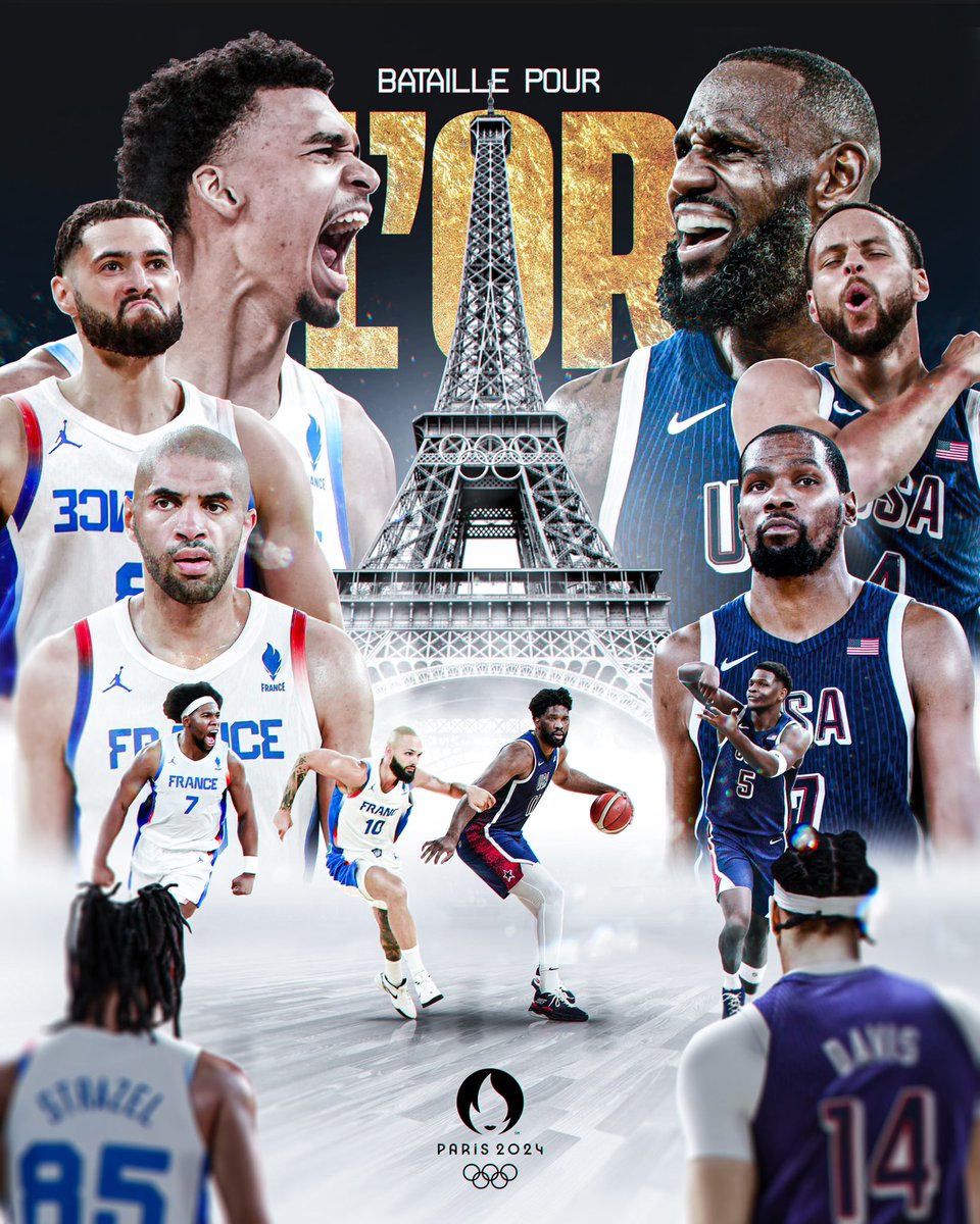 BATTLE FOR GOLD 🥇 #FRAUSA 

A visual to celebrate both my homeland and my current home!

#smsports #Olympics   #Paris2024