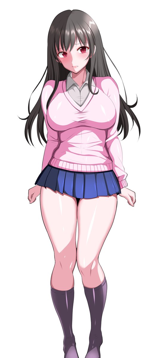 ご依頼作品を納品しましたので公開しますね❤
私服&下着姿の全身イラスト、立ち絵ですね!!
立ち絵って難しいんですけどだいぶ上達したんじゃないかな😍 