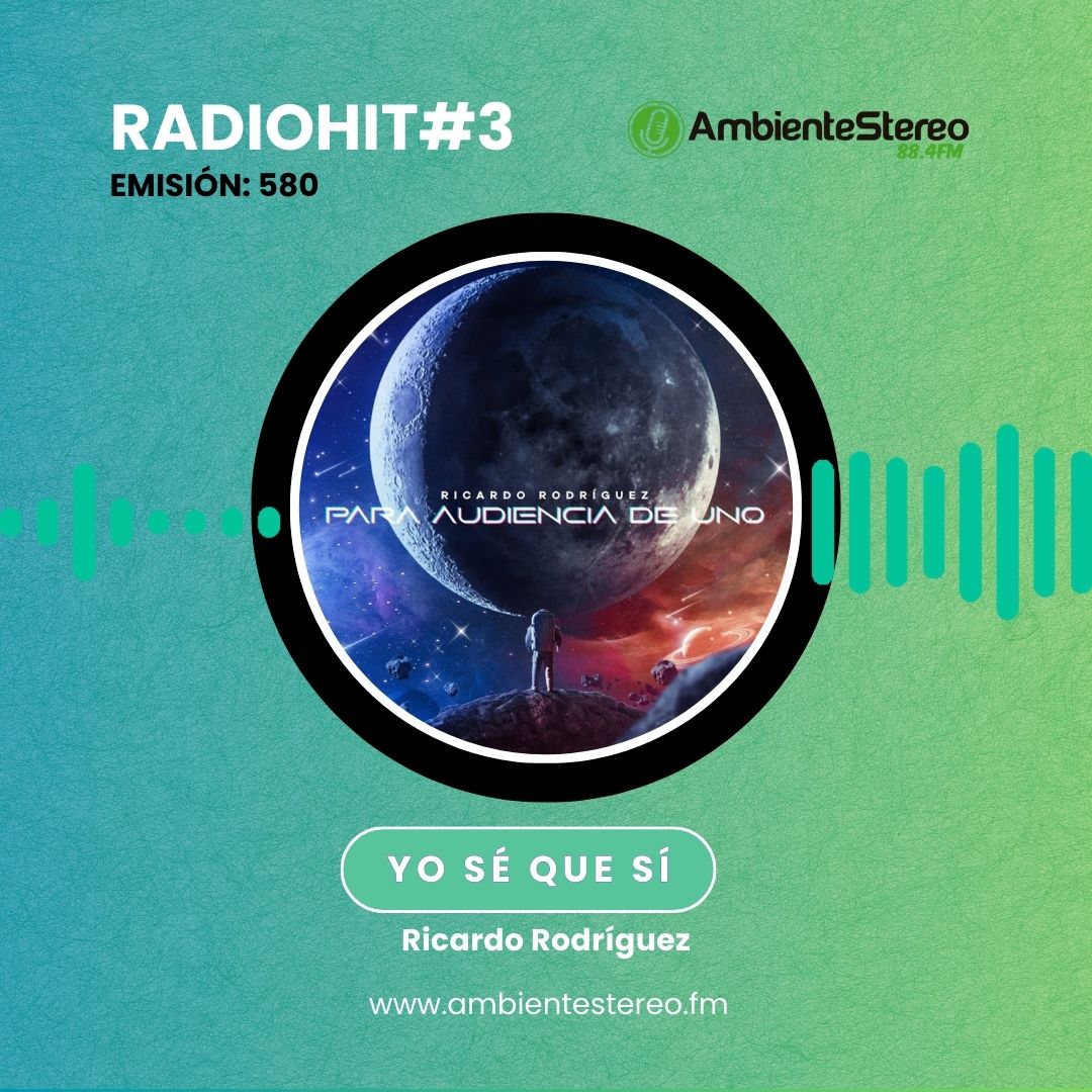 Ambiente884's tweet image. #RadioHit3 «Yo sé que sí» #RicardoRodríguez