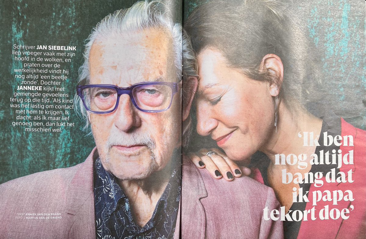 JAN, JANNEKE EN GERDA

Groot artikel in de Mezza over de relatie tussen vader Jan en dochter Janneke Siebelink door de jaren heen. 
Het interview werd afgenomen kort voor het overlijden van Jan’s vrouw Gerda. 
Zo is het verhaal ook een mooie ode aan haar geworden.